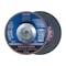 Pferd 7" x 5/8-11 Thd. POLIFAN Flap Disc - Z SGP STRONG STEEL, Zirconia, 50 Grit, Conical 62982 - alternate 1